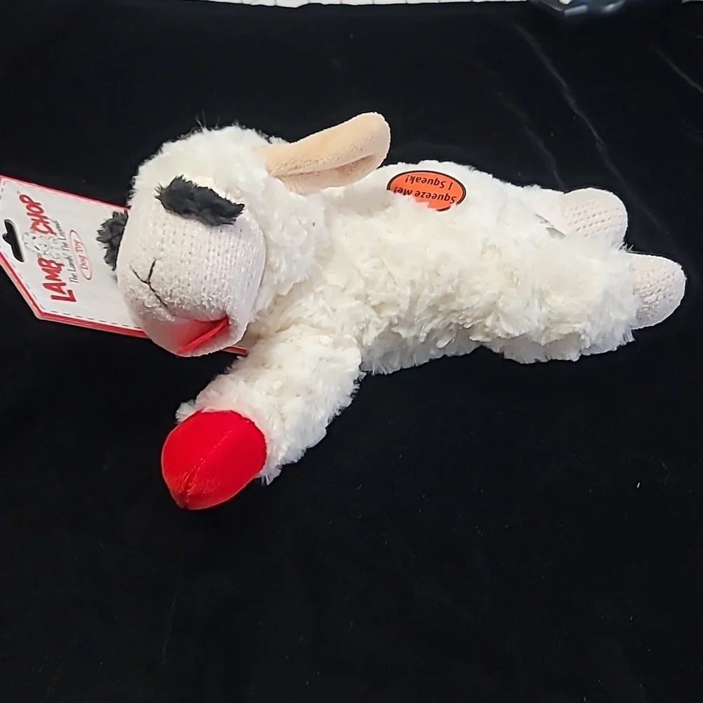 Multipet Lamb Chop Dog Toy with Squeaker,  Large Size NWT‎